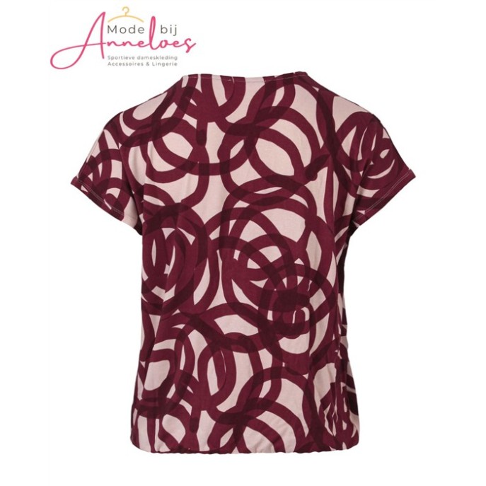 Enjoy Blouson cirkel print 183628 Port Enjoy Blouson cirkel print 183628 Port